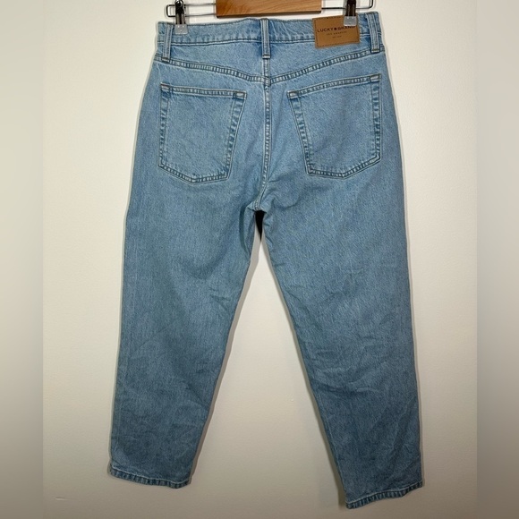 LUCKY Brand Embroidered Relaxed Taper Light Wash Jeans Size 27 - Picture 7 of 7